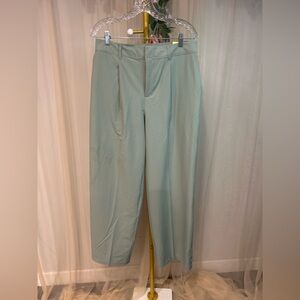 All In Motion High Rise Trouser Pants Medium Sage Green Wide Leg